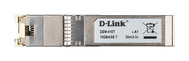 D-Link DEM-410T SFP+ 10GBASE-T Copper Transceiver
